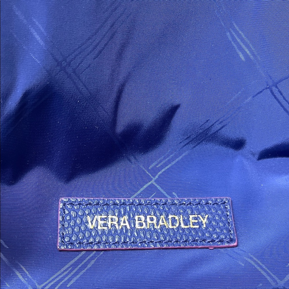 Vera Bradley Navy and Pink Backpack - Picture 3 of 5